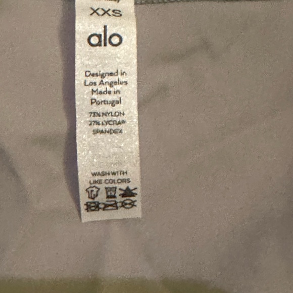 Alo Gray Activewear Top XXS - Picture 1 of 3